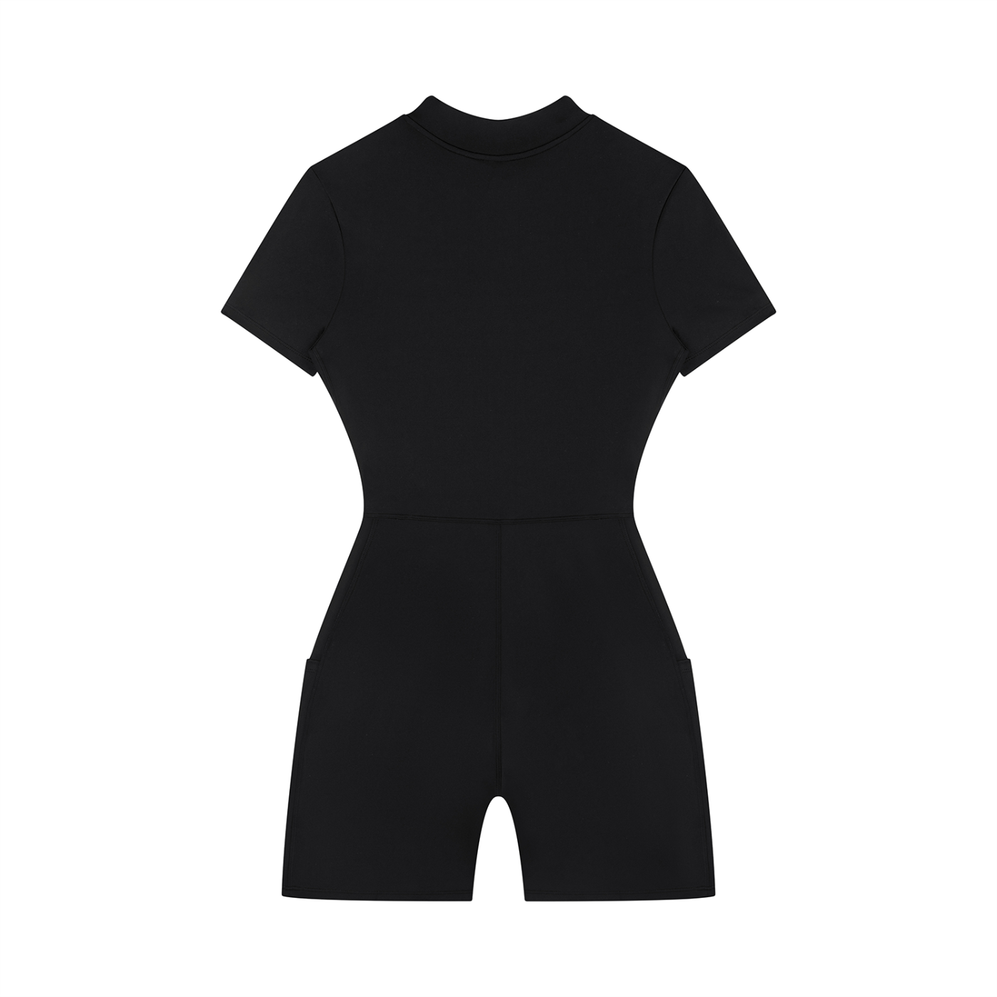 CAPEL Women's Quarter-Zip Short Sleeve Romper
